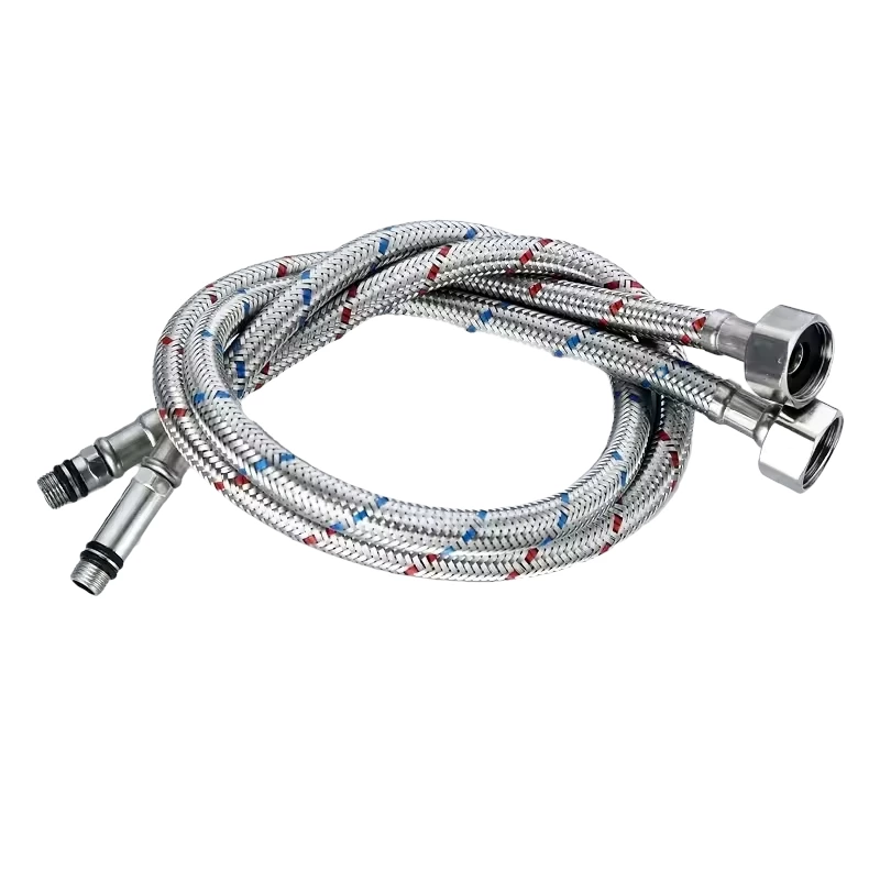 Manguera flexible de acero inoxidable para agua fría y caliente G1/2'', G3/8'' o G9/16'' para grifo