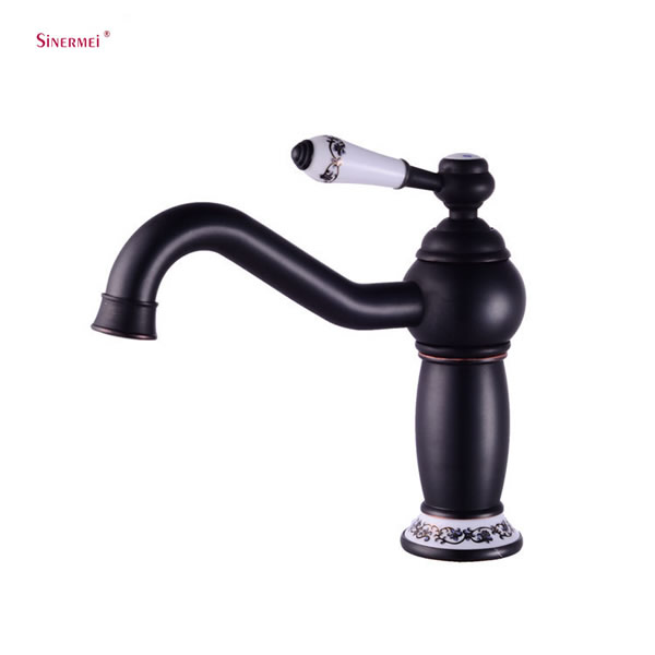 SEM-9012 Black basin mixer